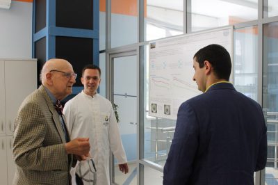 Микрохирург Виктор Крылов прочел лекцию о создании искусственного венозного клапана
